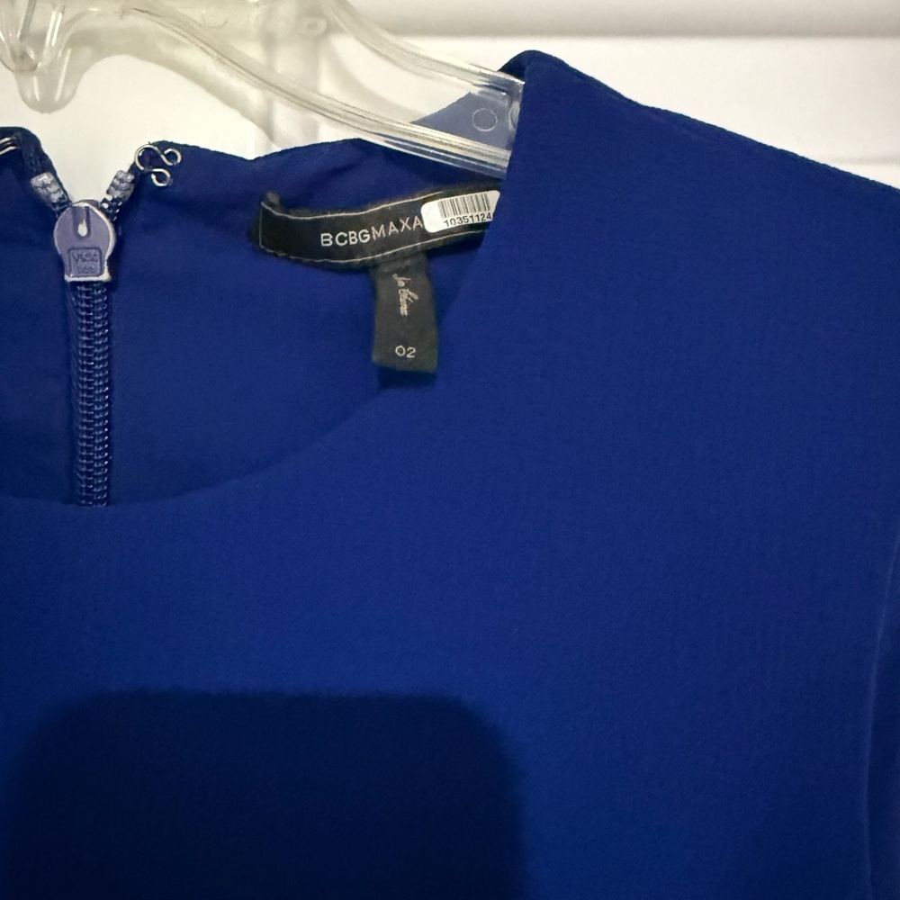 BCBGMaxAzria Royal Blue Midi Dress - Picture 3 of 3